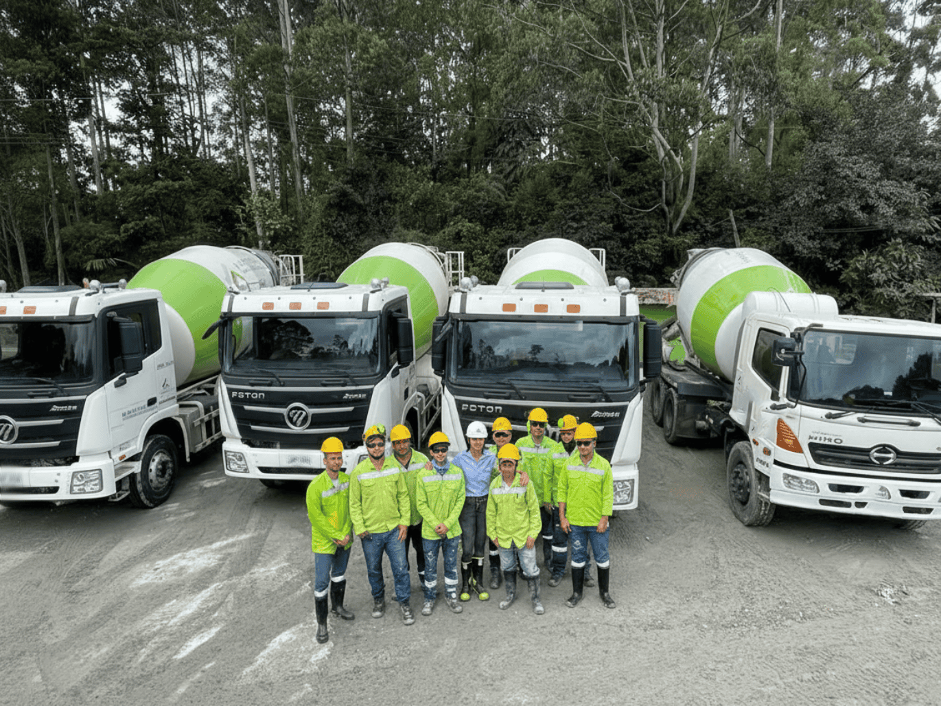 Equipo y flota de mixers Ingetierras