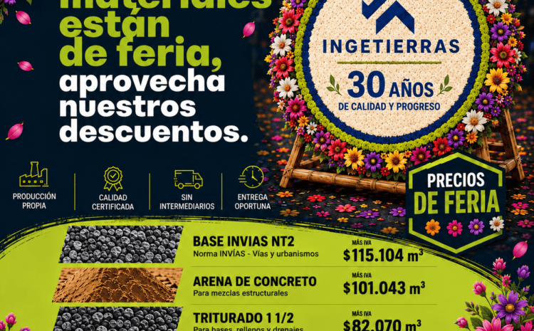  Feria de materiales granulares